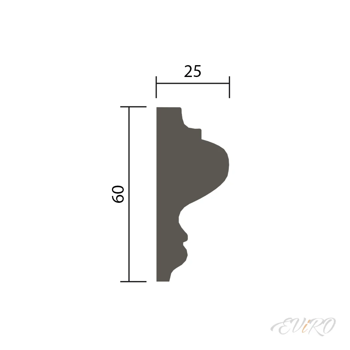 Молдинг EViRO Модель 1.51.302