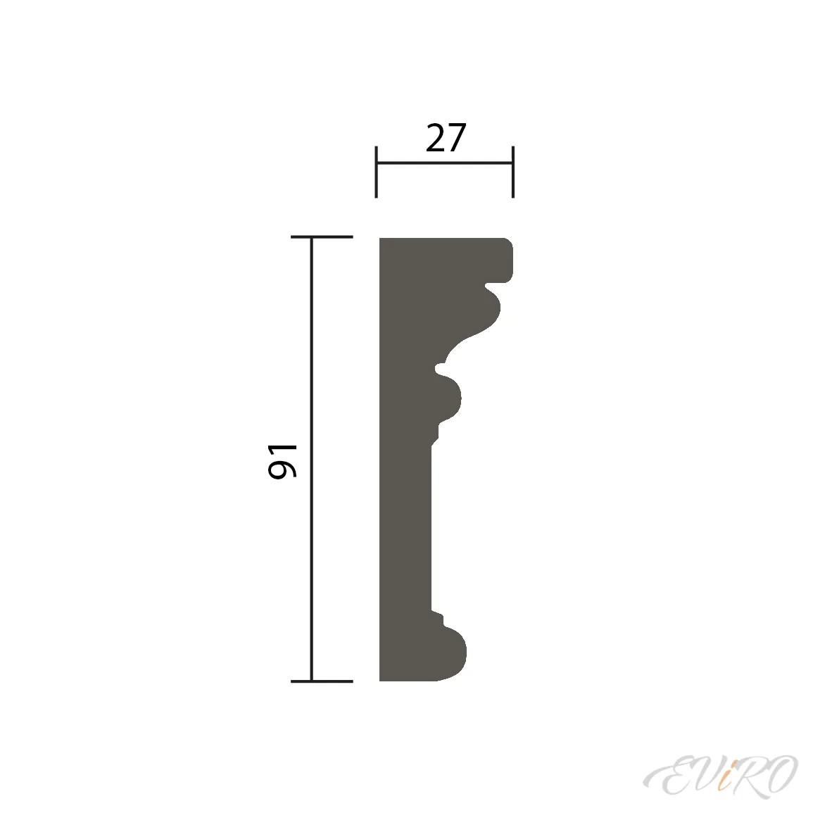 Молдинг EViRO Модель 1.51.347