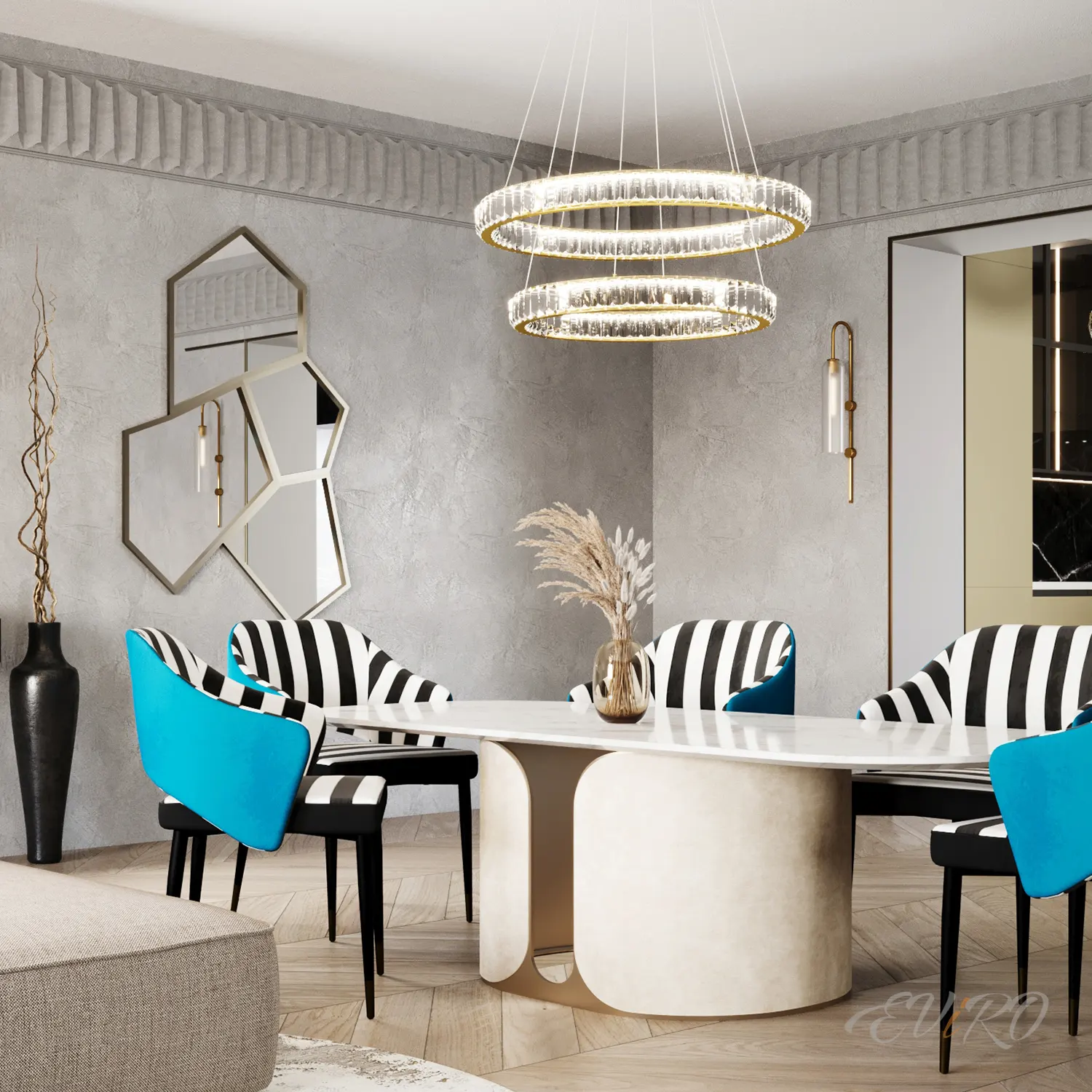Гипсовая 3D панель EViRO Deco, NGT, Элемент A