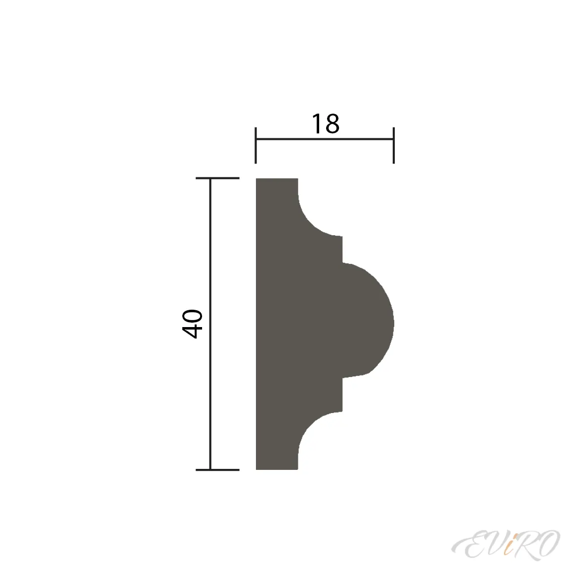 Молдинг EViRO Модель 1.51.312