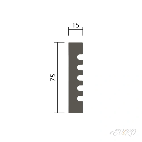 Молдинг EViRO Модель 1.51.370