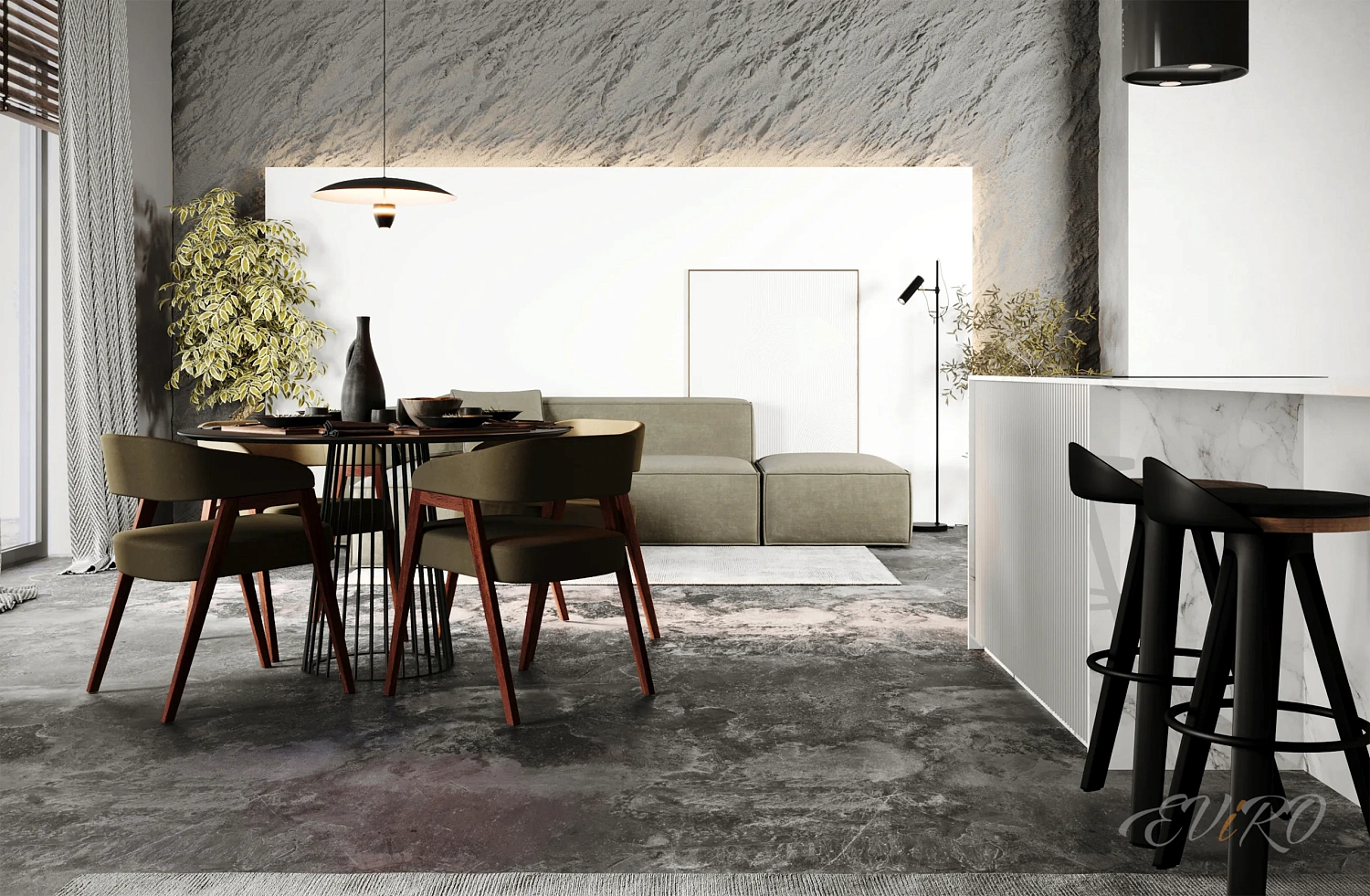 Гипсовая 3D панель EViRO Stone Slab